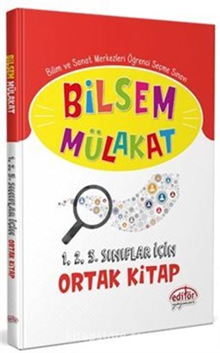 Bilsem Mülakat 1-2-3. Sınıf İçin Ortak Kitap