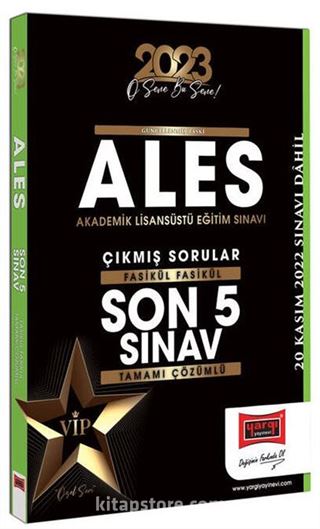 2023 ALES Tamamı Çözümlü Fasikül Fasikül Son 5 Sınav Çıkmış Sorular