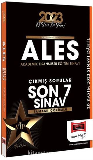 2023 ALES Tamamı Çözümlü Son 7 Sınav Çıkmış Sorular