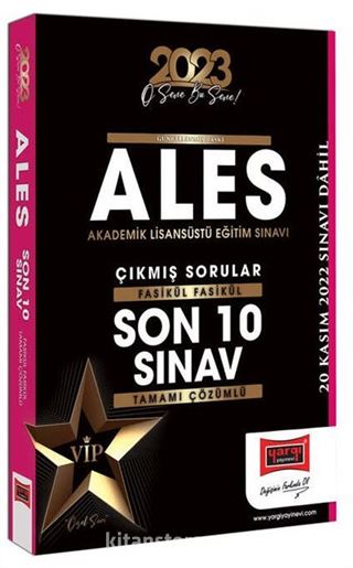 2023 ALES Tamamı Çözümlü Fasikül Fasikül 10 Sınav Çıkmış Sorular