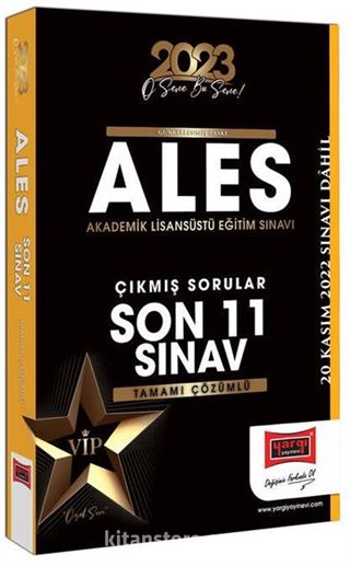 2023 ALES Tamamı Çözümlü Son 11 Sınav Çıkmış Sorular