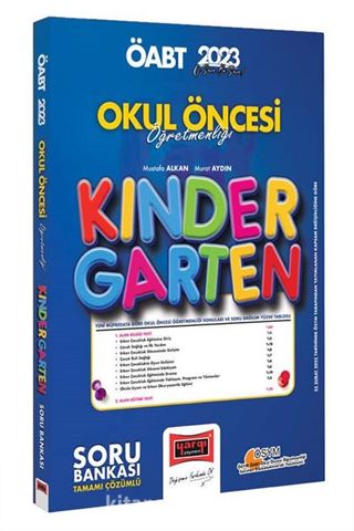 2023 ÖABT Okul Öncesi Öğretmenliği Kindergarten Tamamı Çözümlü Soru Bankası