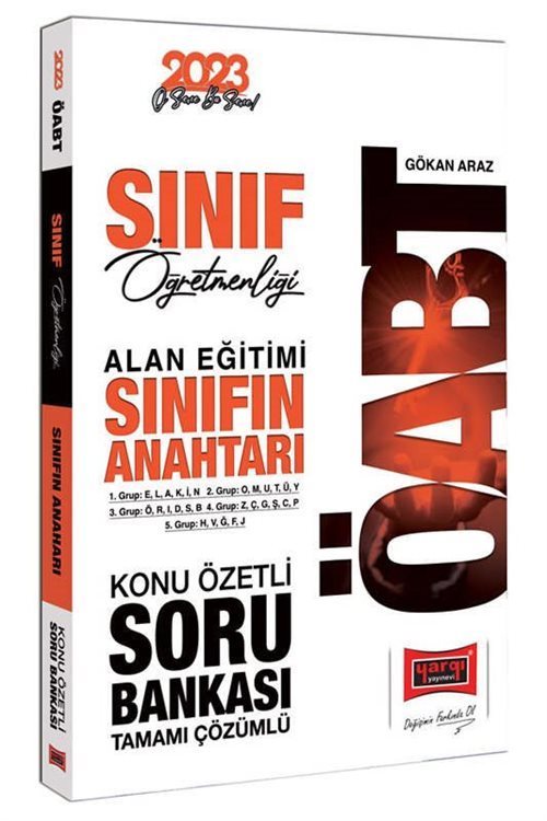 2023 ÖABT Sınıf Öğretmenliği Alan Eğitimi Sınıfın Anahtarı Konu Özetli Tamamı Çözümlü Soru Bankası