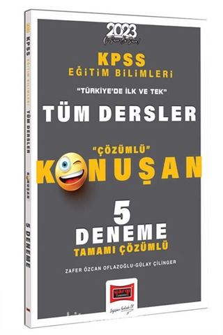 2023 KPSS Eğitim Bilimleri Tüm Dersler Tamamı Çözümlü Konuşan 5 Deneme