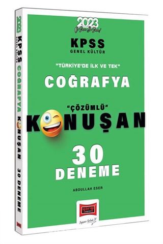 2023 KPSS Coğrafya Tamamı Çözümlü Konuşan 30 Deneme