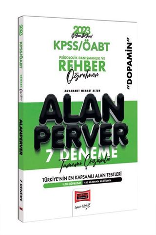 2023 KPSS ÖABT Psikolojik Danışmanlık ve Rehber Öğretmen (PDR) Tamamı Çözümlü 7 Deneme