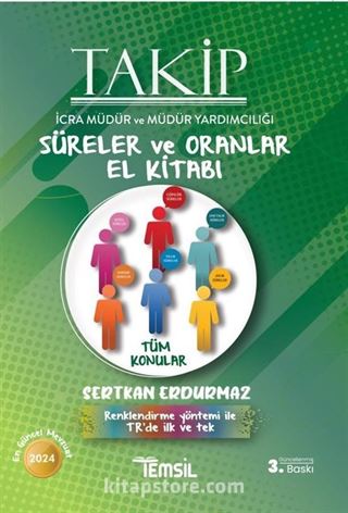 Takip İcra Müdür ve Müdür Yardımcılığı Süreler ve Oranlar El Kitabı