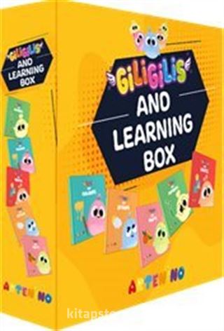 Giligilis and Learning Box / İngilizce Eğitici Mini Karton Kitap Serisi