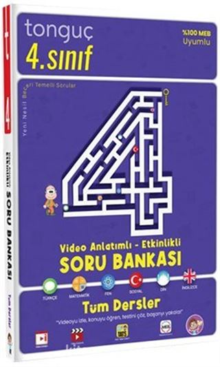 4. Sınıf Tüm Dersler Video Anlatımlı - Etkinlikli Soru Bankası