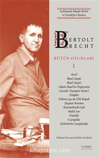 Bertolt Brecht Bütün Oyunları 1 (Karton Kapak)