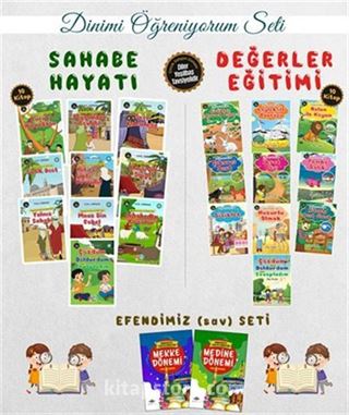 Çocuklar İçin Dinimi Öğreniyorum Seti (22 Kitap Takım)