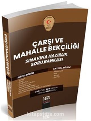 Çarşı ve Mahalle Bekçiliği Soru Bankası