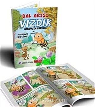 Bal Arısı Vızdık 3 Arkadaşım Karınca (Çizgi Roman)