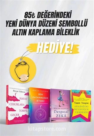 Bircan Yıldırım 4 Kitap Set Altın Kaplama Bileklik Hediyeli