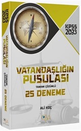 2023 KPSS Vatandaşlık Vatandaşlığın Pusulası 25 Deneme Tamamı Çözümlü