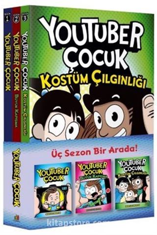 Youtuber Çocuk Seti (3 Kitap)