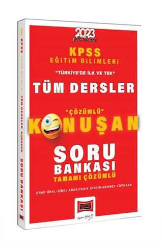 2023 KPSS Eğitim Bilimleri Tüm Dersler Tamamı Çözümlü Konuşan Soru Bankası