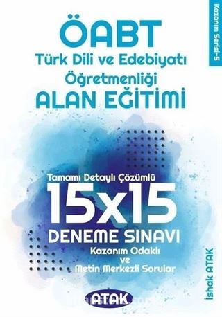 ÖABT Türk Dili Edebiyatı Öğretmenliği Alan Eğitimi 15x15 Deneme Çözümlü