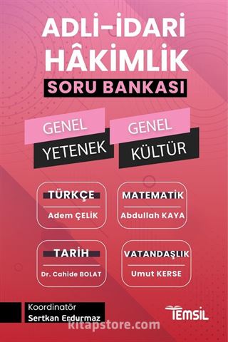 Adli-İdari Hakimlik Genel Yetenek - Genel Kültür Soru Bankası