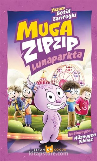 Muga Zıpzıp Lunaparkta (Renkli - Resimli)