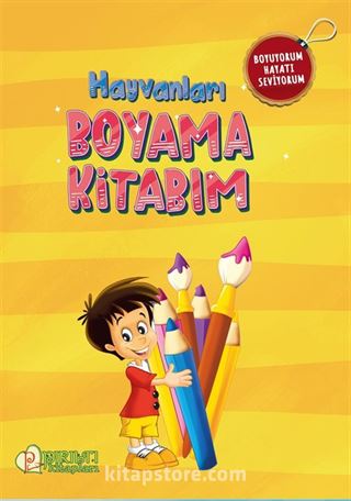 Hayvanları Boyama Kitabım