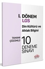 LGS I. Dönem Din Kültürü ve Ahlak Bilgisi Çözümlü 10 Deneme Sınavı