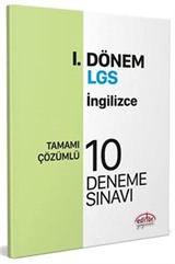 LGS I. Dönem İngilizce Çözümlü 10 Deneme Sınavı