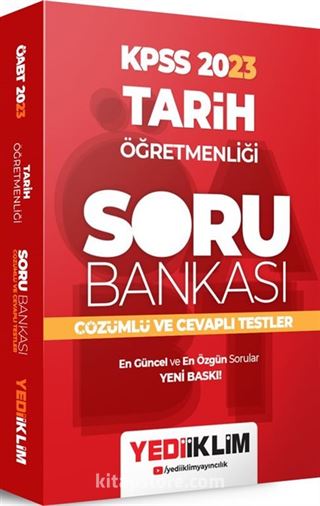 KPSS 2023 Tarih Öğretmenliği Soru Bankası Çözümlü ve Cevaplı Testler