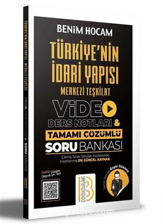 Türkiye'nin İdari Yapısı Merkezi Teşkilat Video Ders Notları ve Tamamı Çözümlü Soru Bankası