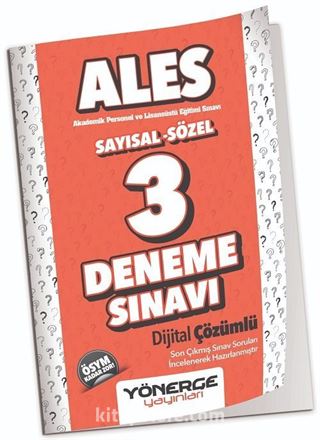 2023 ALES Sayısal-Sözel 3 Deneme Çözümlü