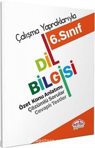 Çalışma Yapraklarıyla 6. Sınıf Dil Bilgisi