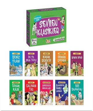 Çocuklar İçin Sevilen Klasikler (10 Kitap+Soru Kitapçığı)