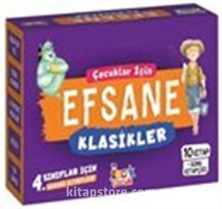 Çocuklar İçin Efsane Klasikler (10 Kitap+Soru Kitapçığı)