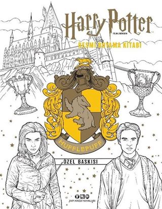 Harry Potter Filmlerinden Resmi Boyama Kitabı (Hufflepuff Özel Baskısı)