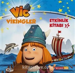 Vikingler Etkinlik Kitabı 2 / Boya Yaz Çiz Bul