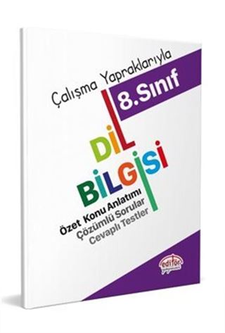 8. Sınıf Dil Bilgisi / Çalışma Yapraklarıyla