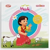 Heidi Etkinlik Kitabı 4 / Boyama, Alıştırma, Eşleştirme, Bulmaca, Yaz Çiz Bul