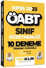 2023 ÖABT Sınıf Öğretmenliği 10 Deneme Tamamı Çözümlü