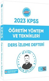 2023 Hangi KPSS Öğretim Yöntem ve Teknikleri Youtube Destekli Ders İzleme Defteri