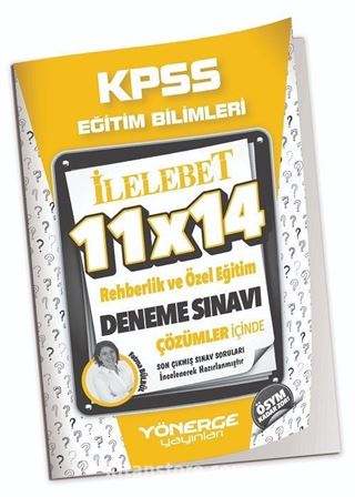 2023 KPSS Eğitim Bilimleri Rehberlik ve Özel Eğitim 11x14 Deneme Çözümlü