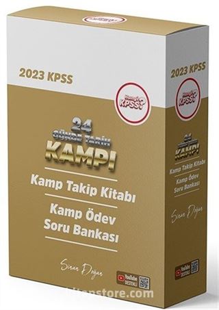 2023 KPSS 24 Günde Tarih Kamp Seti (2 Kitap)