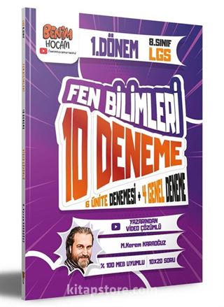 2023 LGS 1. Dönem Fen Bilimleri 10 Deneme Sınavı