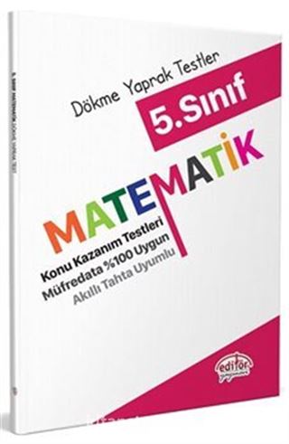 5. Sınıf Matematik Konu Kazanım Testleri