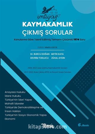 İmtiyaz Kaymakamlık Çıkmış Sorular