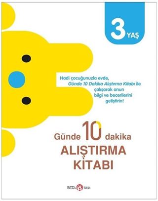 Günde 10 Dakika Alıştırma Kitabı 3 Yaş