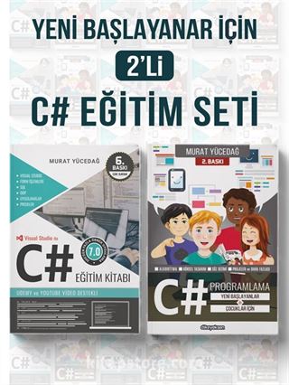 Yeni Başlayanlar için 2'li C# Eğitim Seti (2 Kitap)