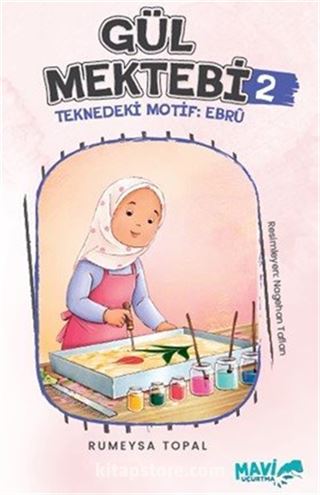 Gül Mektebi 2 Teknedeki Motif Ebru