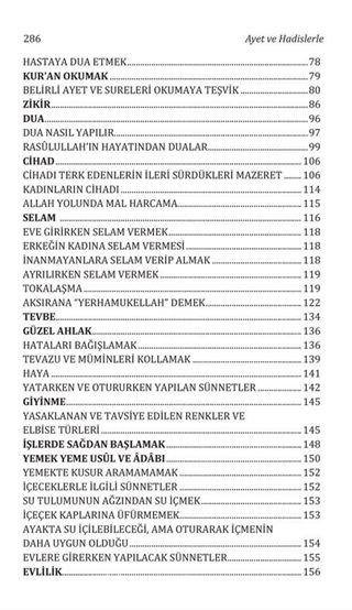 Ayet ve Hadislerle Peygamber Efendimizin (s.a.v.) Sünnetleri (Yenilenmiş Baskı)