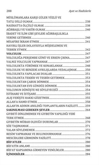 Ayet ve Hadislerle Peygamber Efendimizin (s.a.v.) Sünnetleri (Yenilenmiş Baskı)