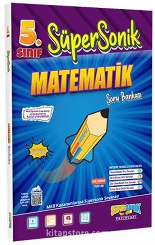 5. Sınıf Süpersonik Matematik Soru Bankası